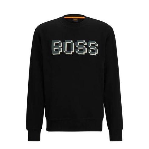 BUZO NEGRO WEGLITCH LOGO BOSS